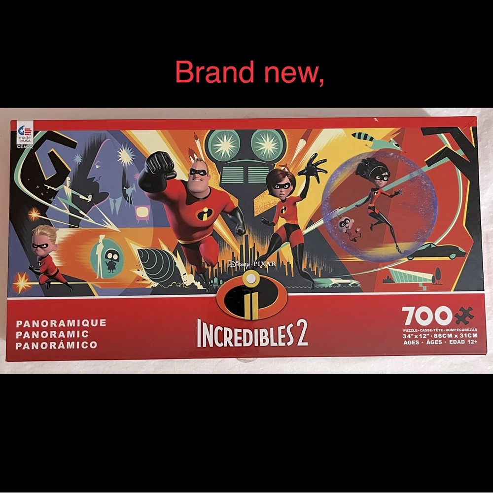 Brand new 700 pieces puzzle (Incredibles)